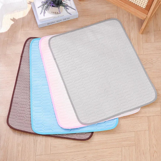 Ice Silk Cooling Pet Pad NZ | Summer Dog & Cat Sleeping Mat – Breathable Latex Sofa Pad – PawNest