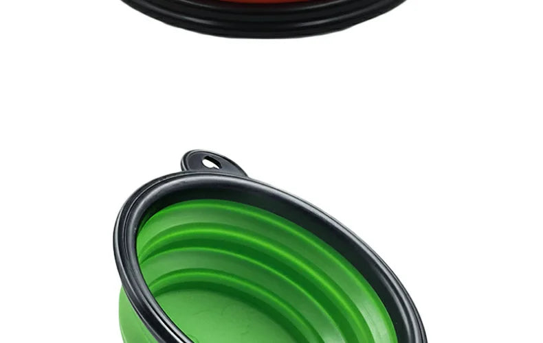 350ml Folding Silicone Dog Bowl – Portable Travel Feeder Dish