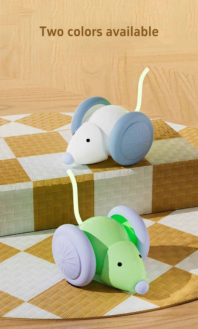Interactive Cat Toy NZ | Electric Mouse Teaser with Obstacle Avoidance – PawNest