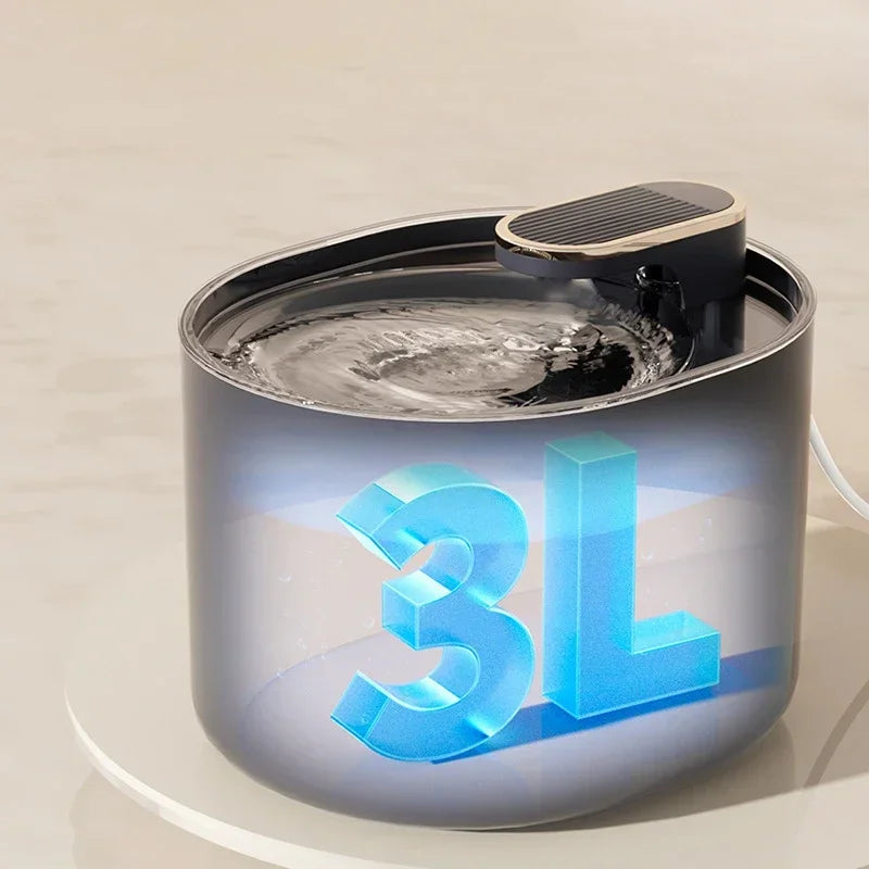 3L Automatic Pet Drinking Fountain NZ | USB Electric Mute Water Feeder for Cats & Dogs – PawNest