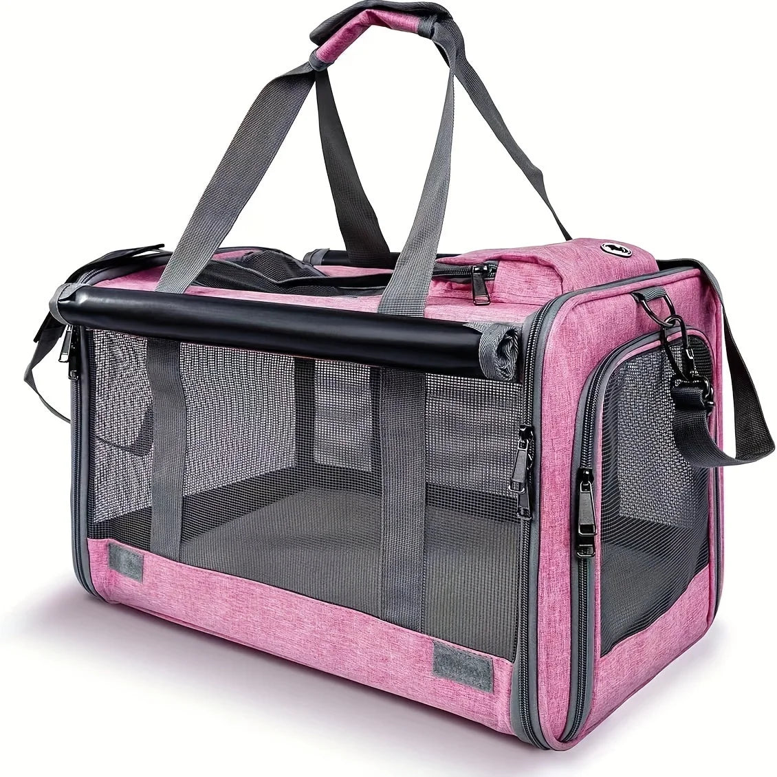 Soft-Sided Pet Carrier NZ | Large & Medium Cat and Puppy Carrier – Comfortable, Portable Dog & Cat Travel Bag – PawNest