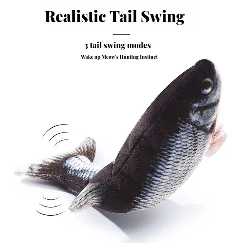Electric Cat Toy Fish NZ – USB Charging Dancing Fish Toy | PawNest