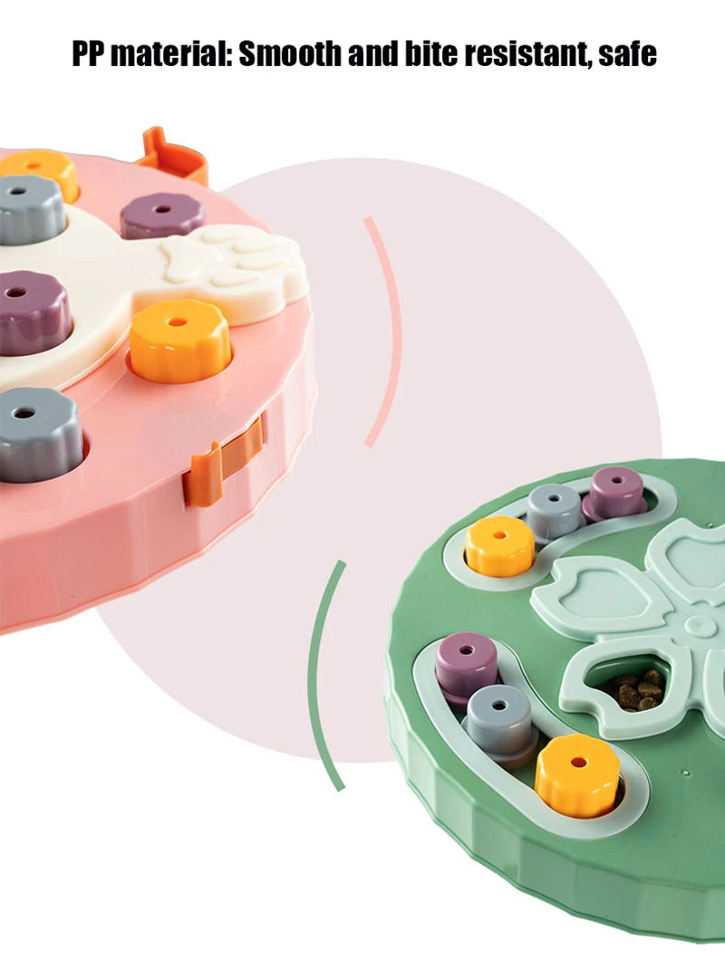 Dog Puzzle Slow Feeder Bowl NZ | Interactive IQ Training Toy & Food Dispenser for Dogs & Cats – PawNest
