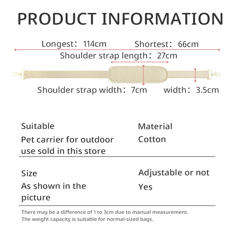 Pet Travel Bag Accessories NZ | Adjustable Safety Belt for Dogs & Cats – PawNest