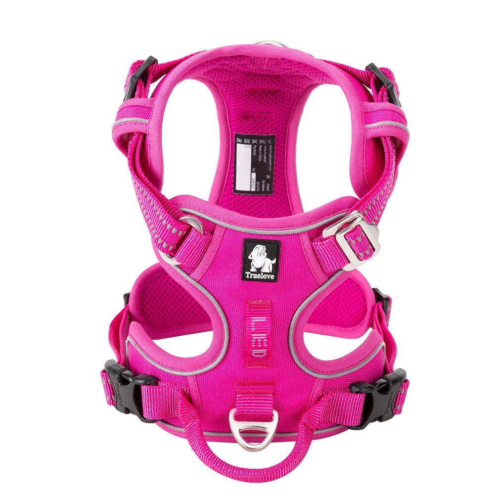 TrueLove No-Pull Reflective Dog Harness NZ | Adjustable & Comfortable Fit – PawNest