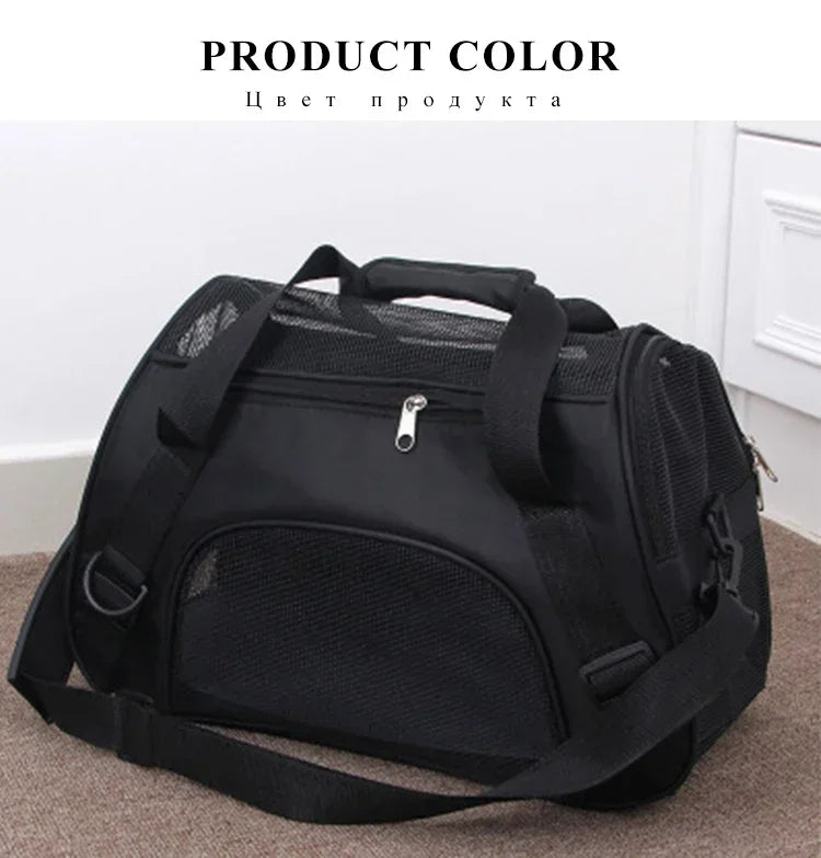Portable Pet Carrier Bag NZ | Breathable Travel Handbag for Small Dogs & Cats – PawNest
