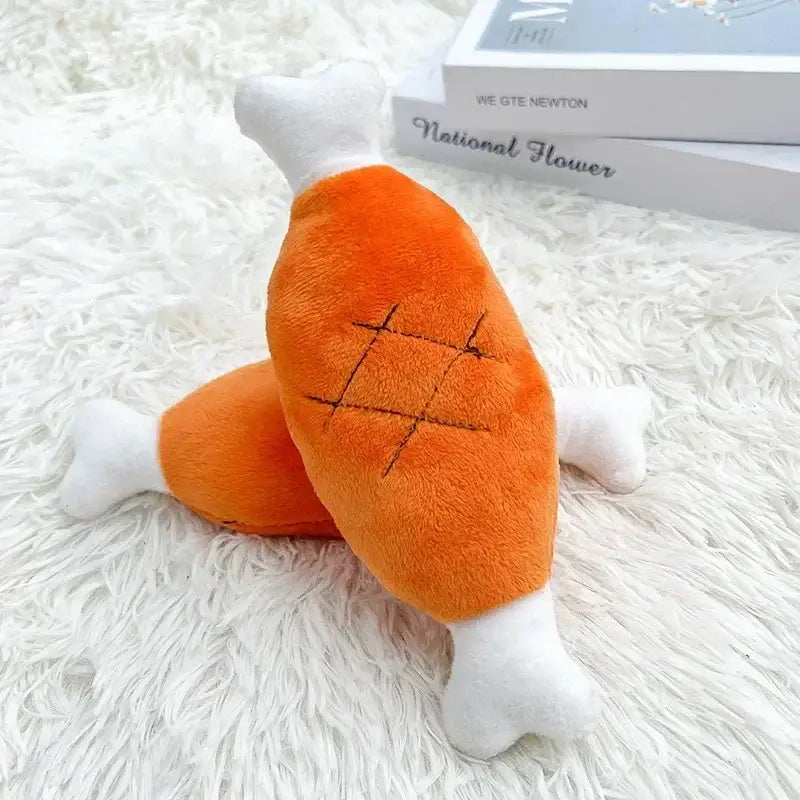 Mini Squeaky Plush Dog Toy NZ | Tough Chew Toy for Small & Medium Dogs & Cats – PawNest