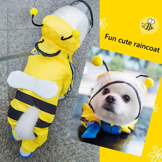 Reflective Hooded Dog Raincoat NZ | Waterproof Breathable Puppy & Small Dog Jacket – PawNest