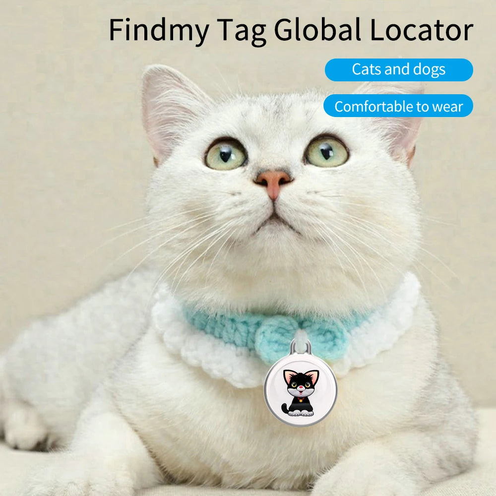 Cute Mini GPS Pet Tracker NZ | Waterproof Smart Anti-Lost Collar Locator for Cats & Dogs – Android & iOS – PawNest