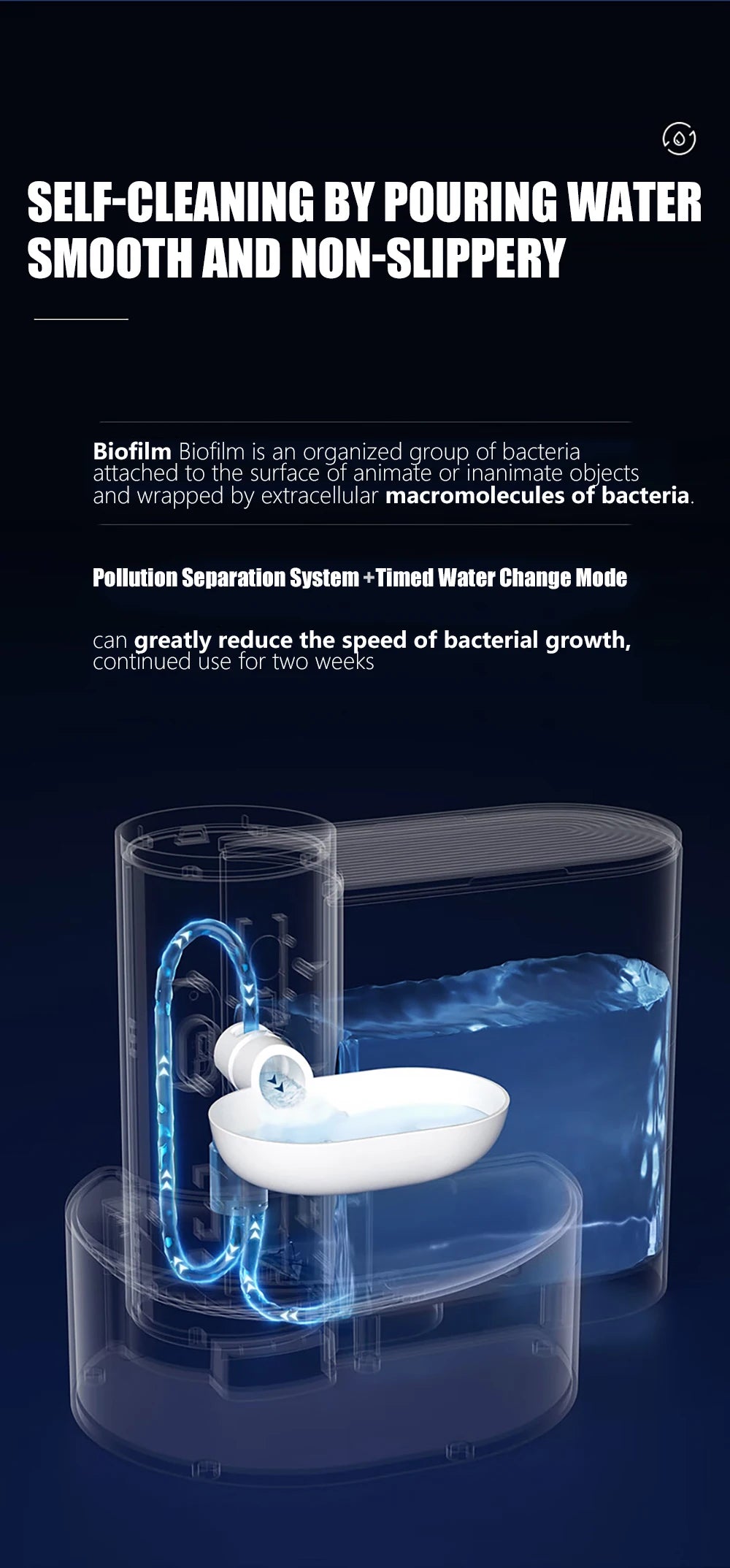 Wireless Rechargeable Cat Water Fountain NZ | Filter-Free Automatic Pet Drinker – PawNest