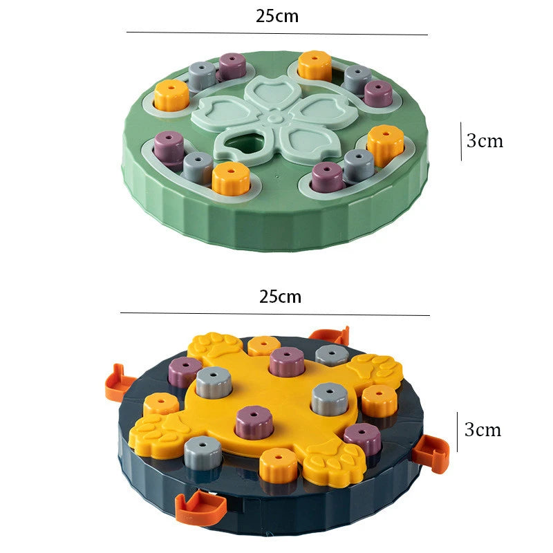Dog Puzzle Slow Feeder Bowl NZ | Interactive IQ Training Toy & Food Dispenser for Dogs & Cats – PawNest