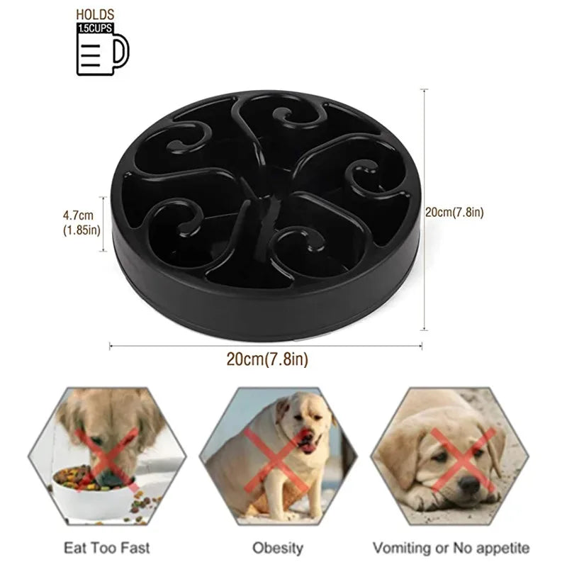 Eco-Friendly Slow Feeder Dog Bowl NZ | Non-Slip Anti-Gulping Slow Feeding Bowl for Large, Medium & Small Dogs – PawNest
