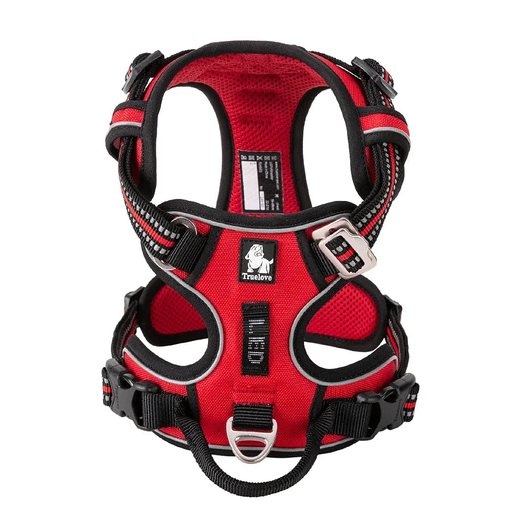 TrueLove No-Pull Reflective Dog Harness NZ | Adjustable & Comfortable Fit – PawNest