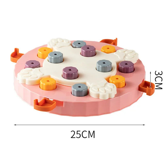 Dog Puzzle Slow Feeder Bowl NZ | Interactive IQ Training Toy & Food Dispenser for Dogs & Cats – PawNest