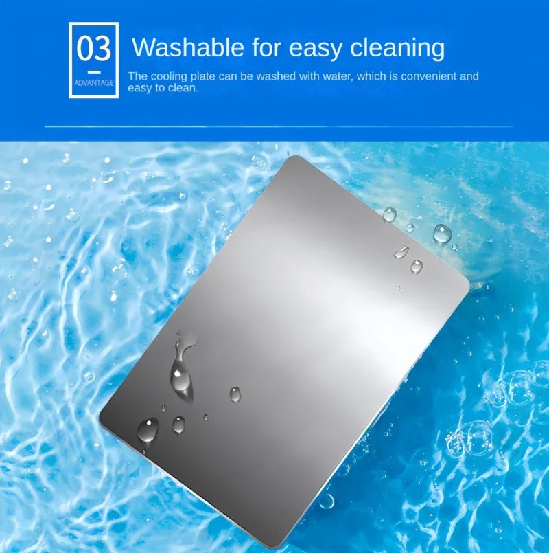 Aluminum Pet Cooling Plate NZ | Summer Ice Pad for Rabbits, Hamsters & Small Pets – PawNest