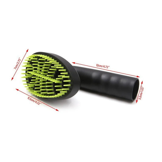 Pet Grooming Brush with Vacuum Cleaner Attachment – Gentle De-Shedding Hair Remover for Cats & Dogs