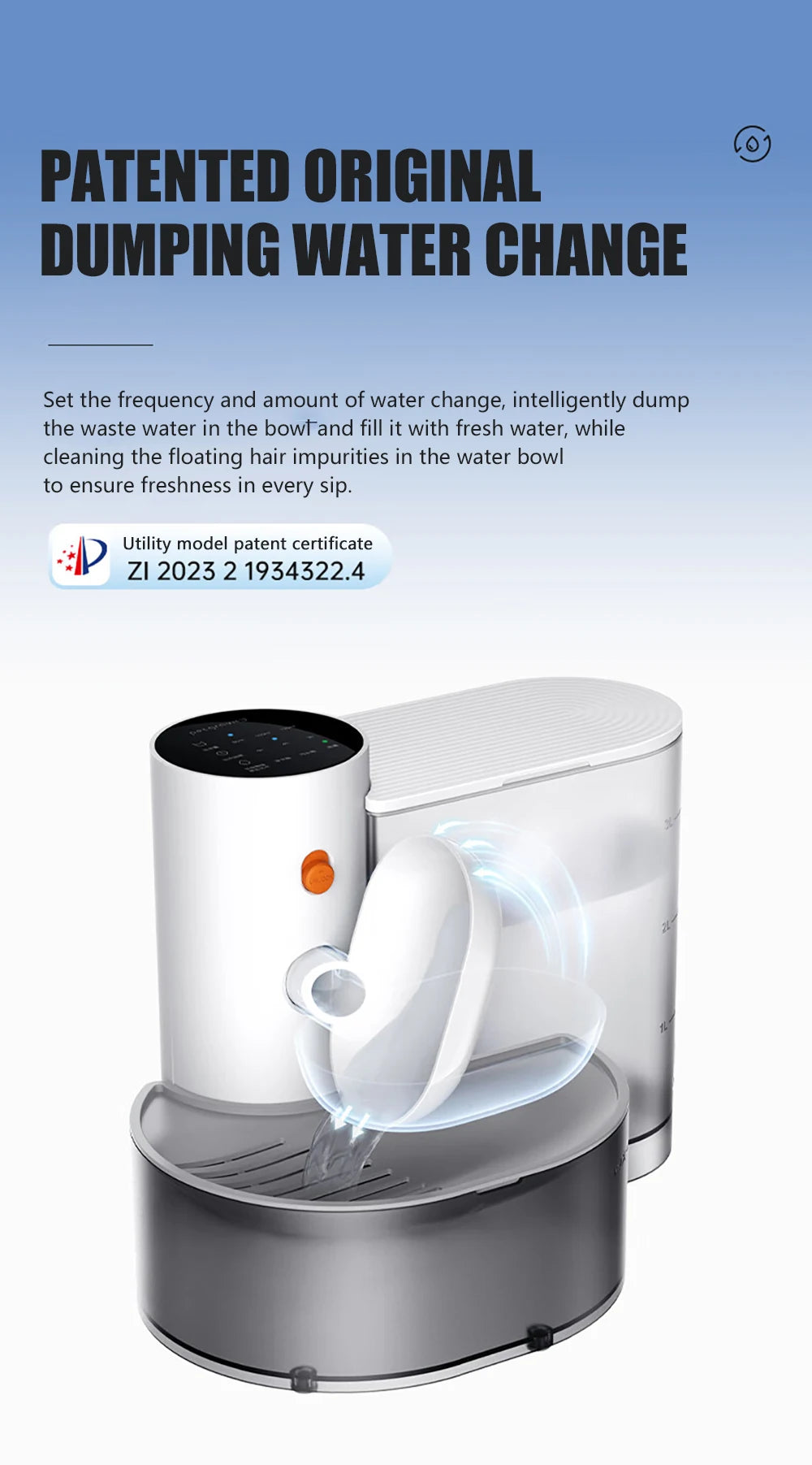 Wireless Rechargeable Cat Water Fountain NZ | Filter-Free Automatic Pet Drinker – PawNest