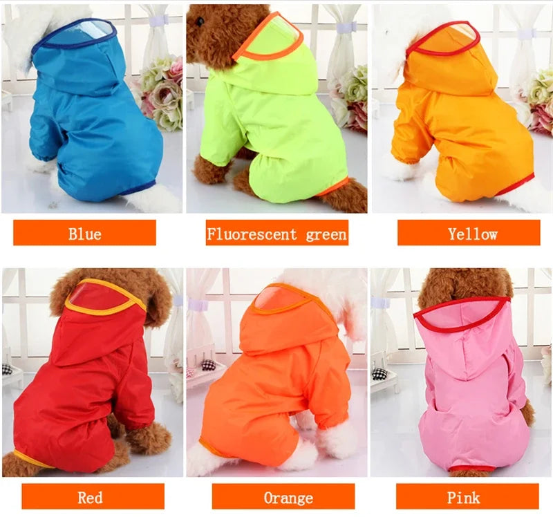 Hooded Waterproof Dog Raincoat NZ | Small Breed Rain Jacket for Chihuahua, Yorkie XS-XXL – PawNest