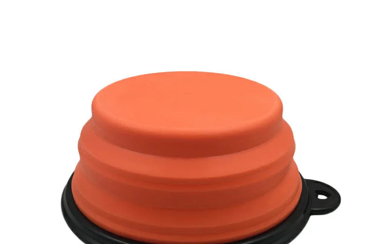350ml Folding Silicone Dog Bowl – Portable Travel Feeder Dish