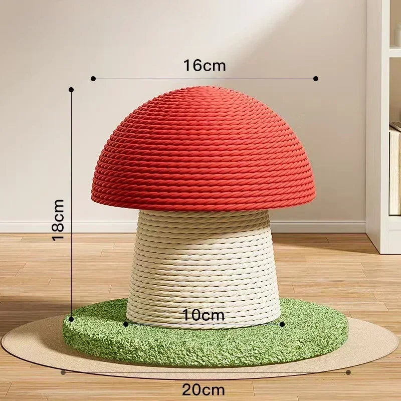 Mushroom Cat Scratching Tree NZ | Wear-Resistant Climbing Tower & Scratching Post for Kittens – PawNest