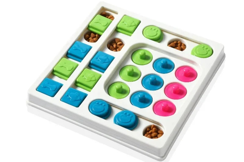 Interactive Dog Puzzle Slow Feeder NZ | IQ Boosting Food Dispenser & Non-Slip Bowl for Dogs & Cats – PawNest