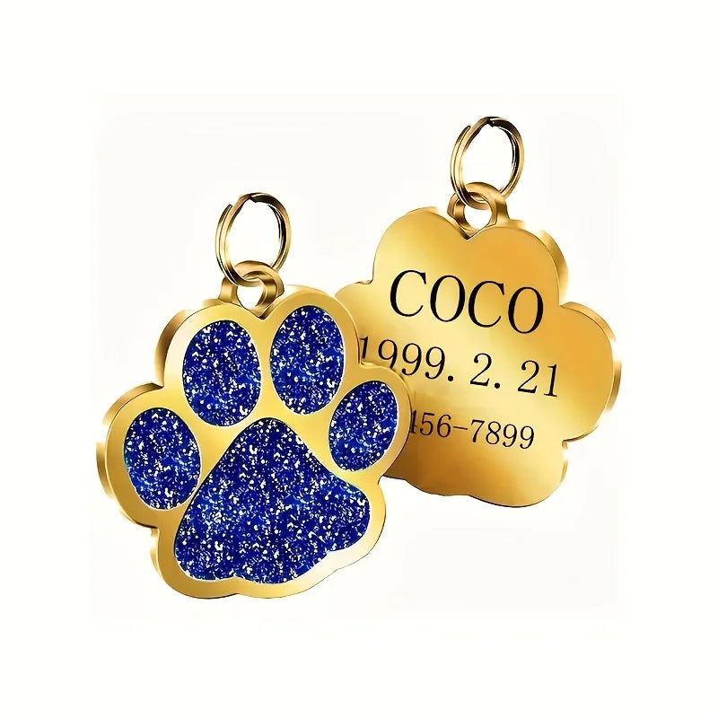 Personalized Pet ID Tag – Custom Dog & Cat Name Tag with Phone Number