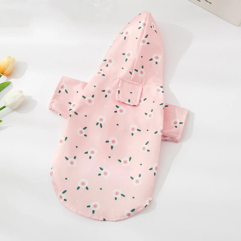 Waterproof Dog & Cat Raincoat NZ | Cute Cartoon Puppy & Kitten Rain Jacket for Small & Medium Pets – PawNest