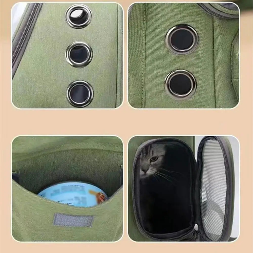 Cat Backpack Carrier NZ | Breathable Space Capsule Travel Bag for Cats – PawNest