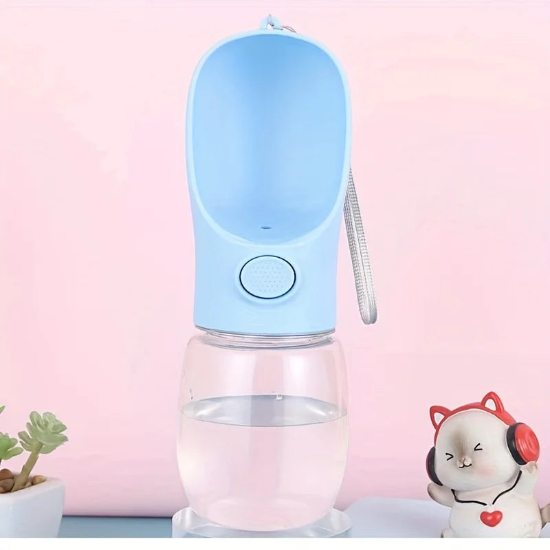 Portable Pet Water Bottle Dispenser 350ml/500ml – Leakproof Travel Drink Cup