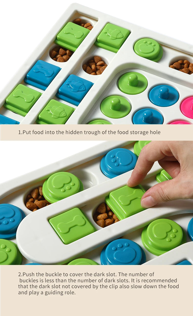 Slow Feeder Dog Puzzle Toy NZ | Interactive IQ Training & Mental Enrichment Feeder – PawNest