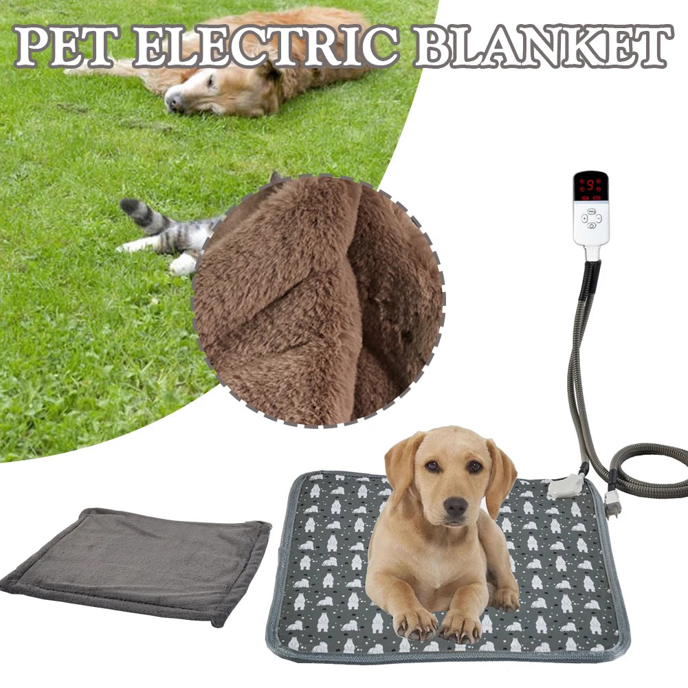 220V Electric Pet Heating Pad NZ | Washable Winter Warmer for Dogs & Cats – PawNest