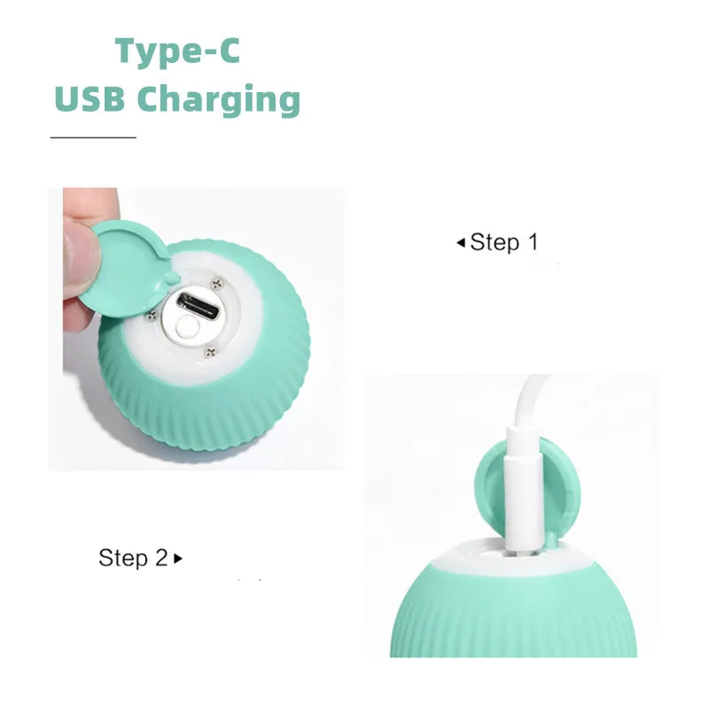 Electric Rolling Cat Ball Toy – Smart Interactive Cat Toy NZ | PawNest