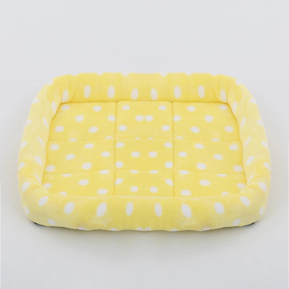 Soft Plush Pet Bed NZ | Square Kennel Cushion for Cats & Dogs – All Sizes – PawNest