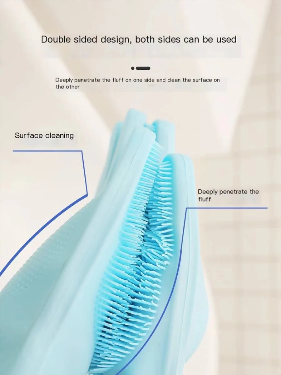 Pet Grooming Gloves – Gentle Bathing, Deshedding & Massage Mitt for Dogs, Cats & Rabbits