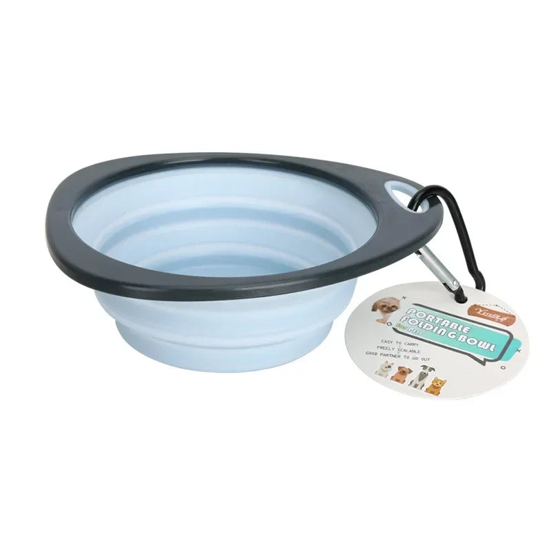 320ml Collapsible Silicone Dog Bowl – Travel Food & Water Dish