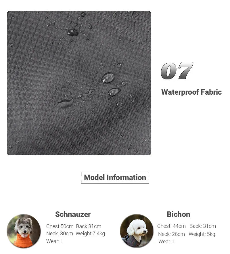 Waterproof Dog Raincoat with Harness NZ | Reflective Adjustable Jumpsuit for Small & Medium Dogs – PawNest