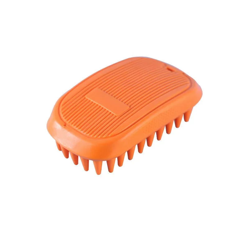 Pet Bath Brush & Rubber Comb – Grooming & Hair Removal for Dogs & Cats | Massage Glove Cleaner | PawNest NZ