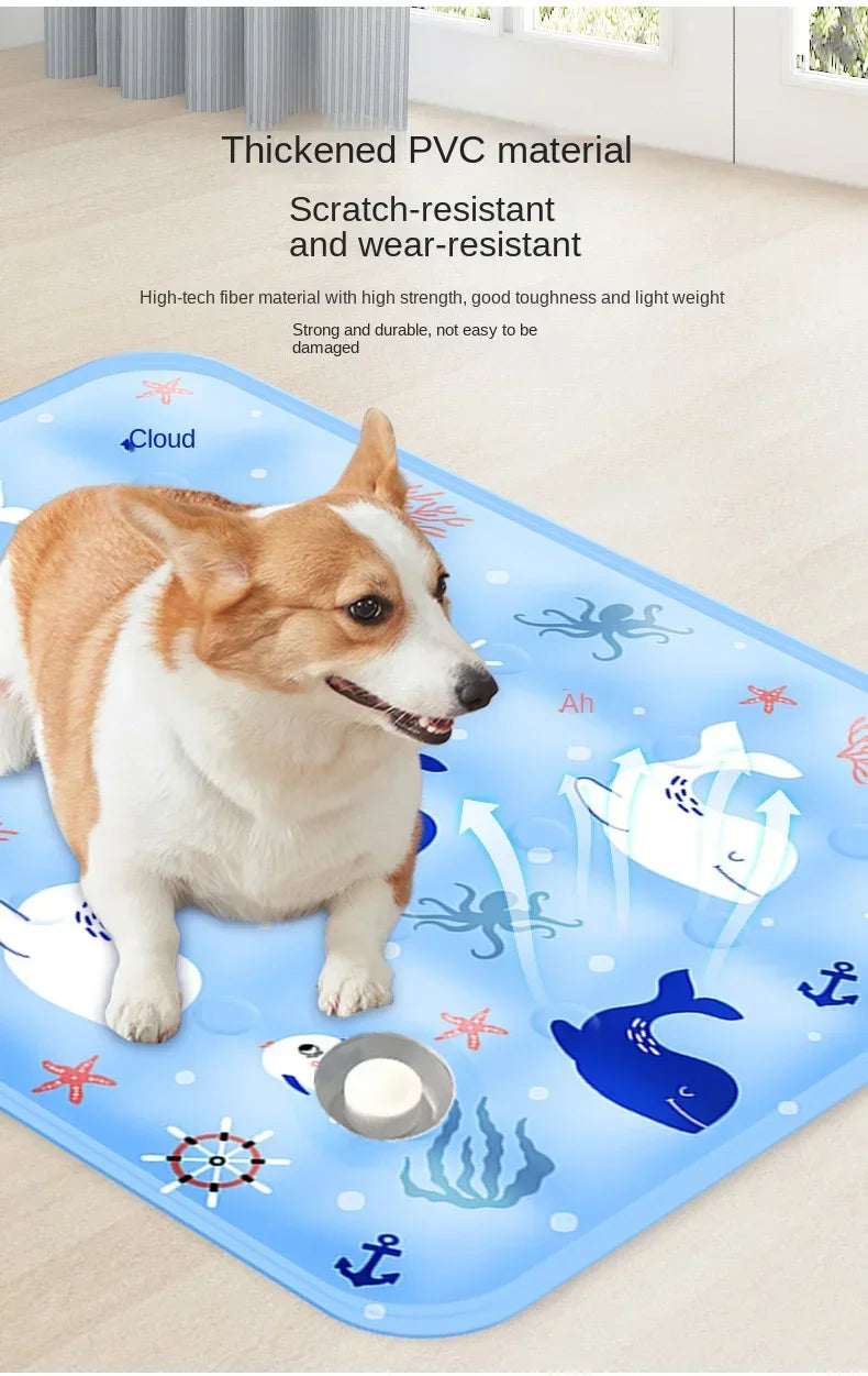 Cooling Pad Ice Mat for Pets NZ | Summer Dog & Cat Cool Mat with Dry Ice Crystal Powder – PawNest