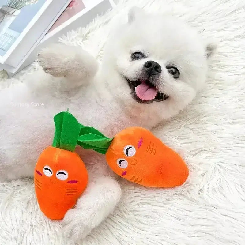 Mini Squeaky Plush Dog Toy NZ | Tough Chew Toy for Small & Medium Dogs & Cats – PawNest