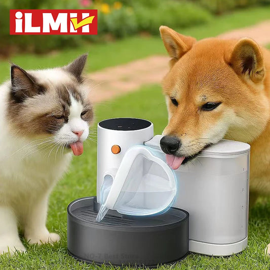 Wireless Rechargeable Cat Water Fountain NZ | Filter-Free Automatic Pet Drinker – PawNest