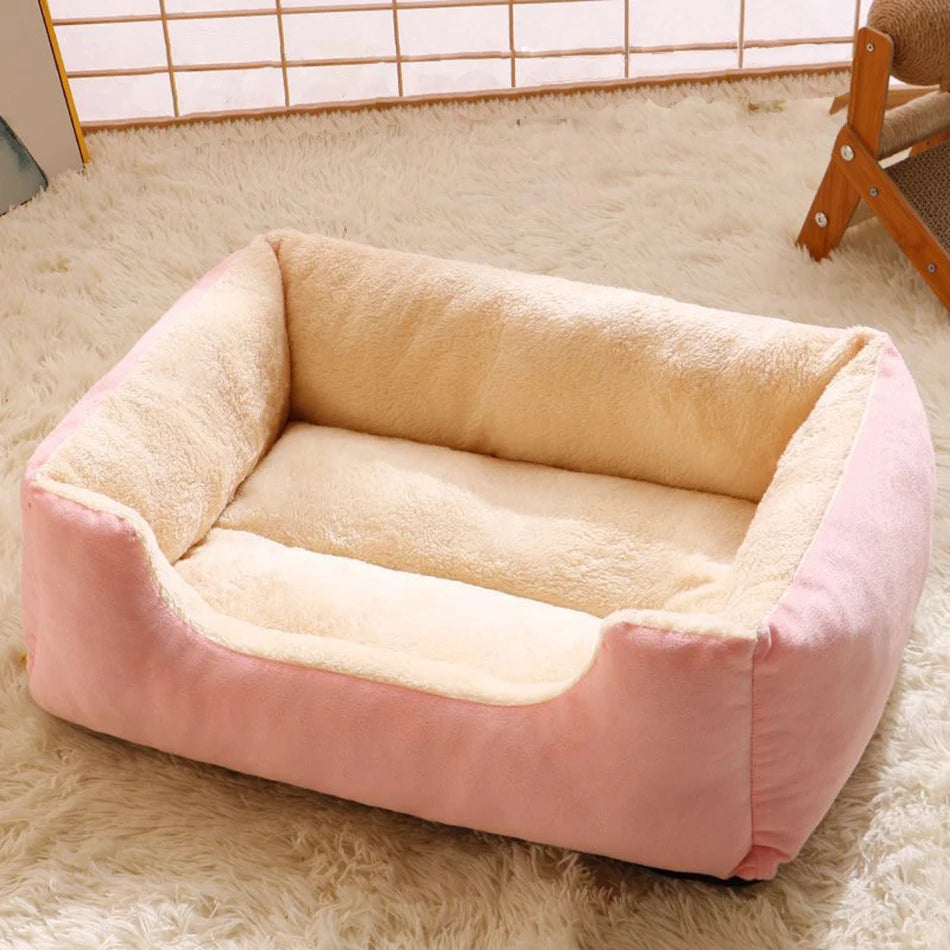 Cat & Dog Bed NZ | Cozy Pet Cushion Basket House for Small Pets – PawNest