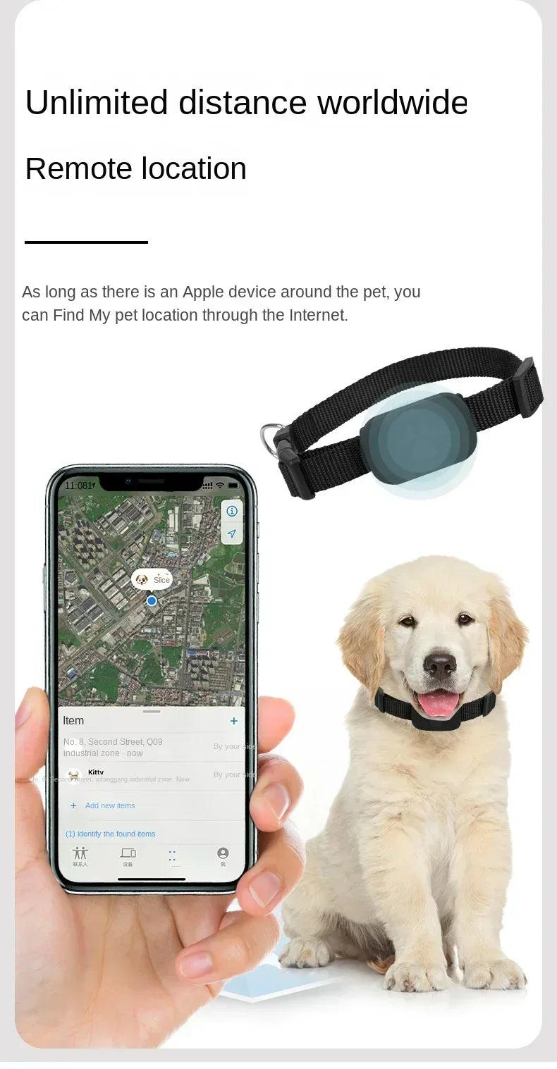 Mini Bluetooth GPS Pet Tracker NZ | Anti-Lost Collar with Movement Alerts & Global Locator for Cats & Puppies – PawNest