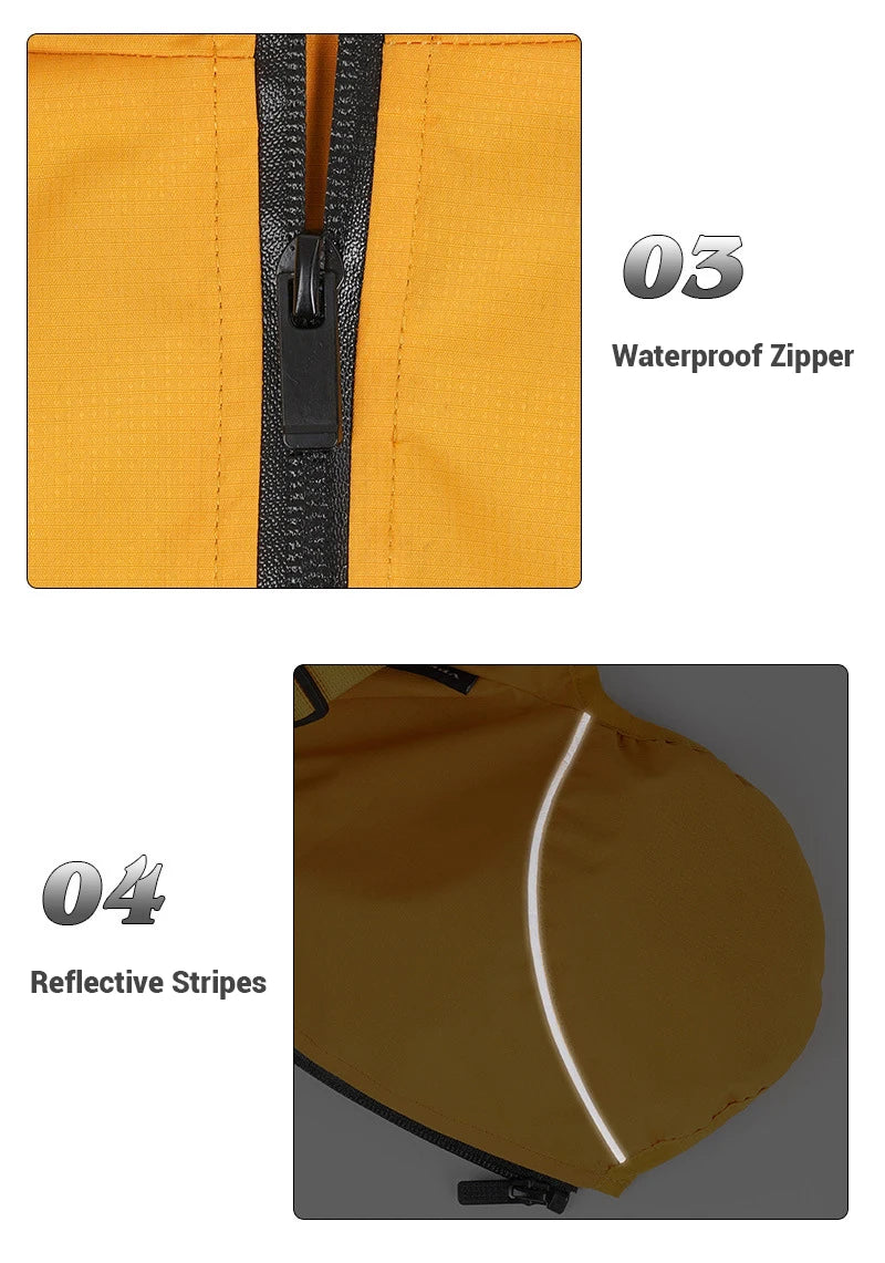 Reflective Waterproof Dog Raincoat NZ | Outdoor Spring Hoodie for Small & Medium Dogs – Rain Protection & Safety