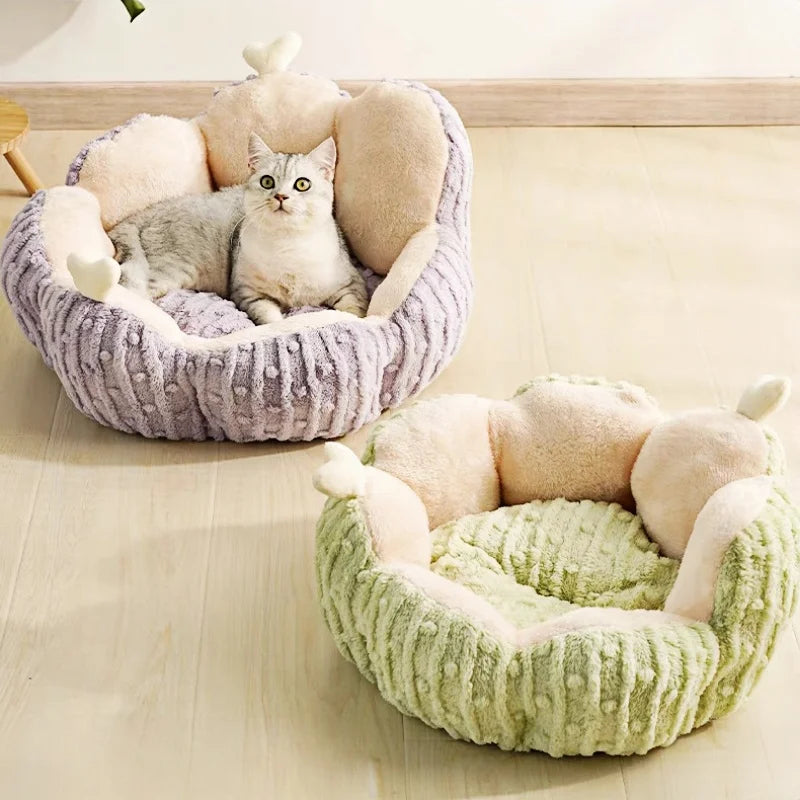 Plush Cat & Dog Beds NZ | Warm Winter Pet Houses & Mats – PawNest