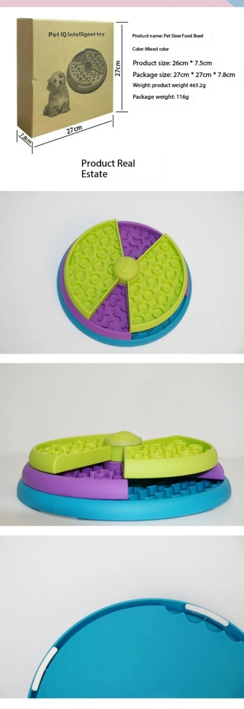 Slow Feeder Dog Puzzle Toy NZ | Interactive Non-Slip Food Dispenser for Puppy & Dog Training – PawNest