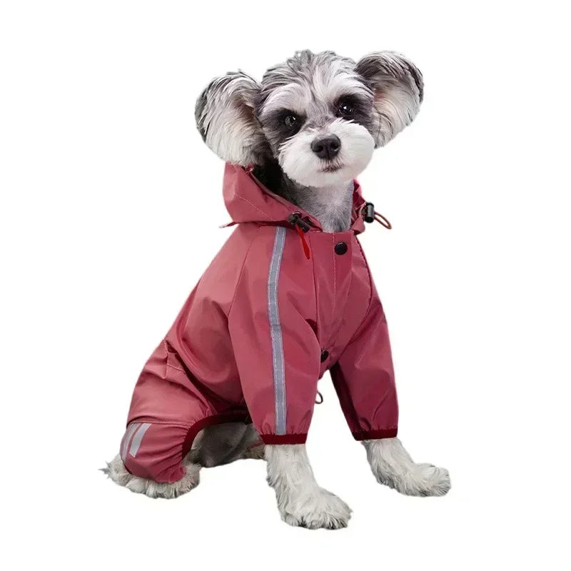 Reflective Waterproof Pet Raincoat NZ | Small & Medium Dog Jumpsuit for Chihuahua & Maltese – PawNest