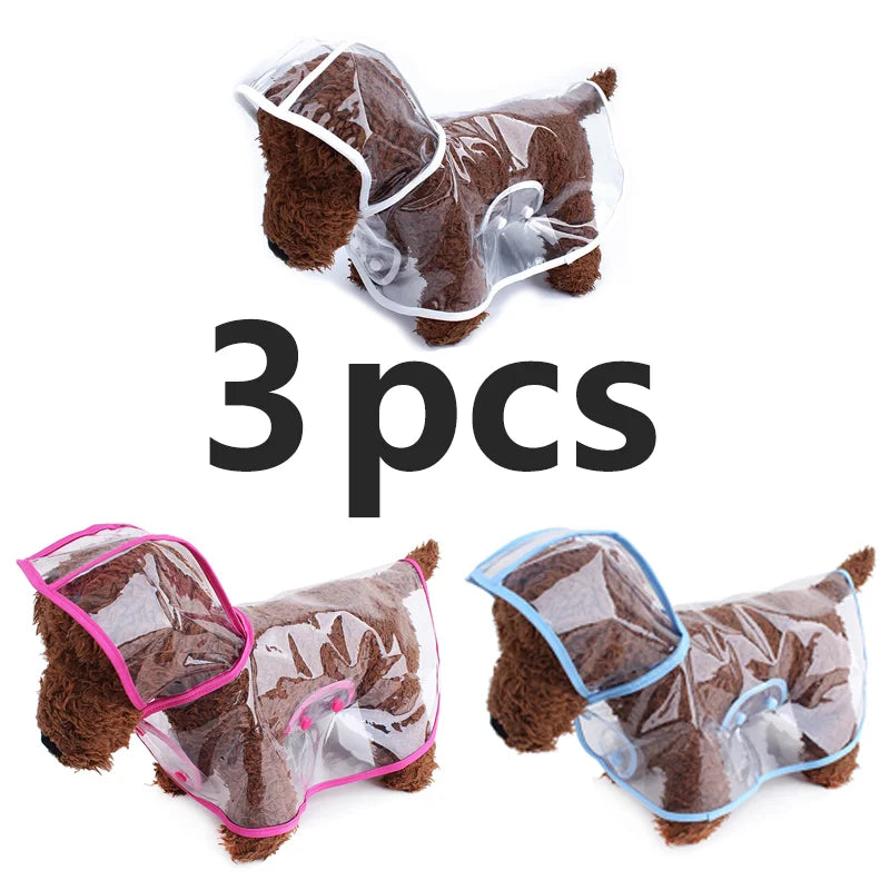 Clear PVC Dog Raincoat NZ | Waterproof Poncho with Snap Closure for Medium Breeds – PawNest