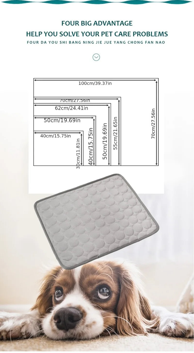 Cooling Mat for Dogs & Cats NZ | Self-Cooling Nylon Pet Pad for Small to Large Breeds – PawNest