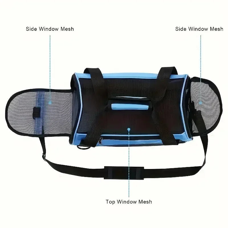 Portable Pet Carrier Bag NZ | Breathable Travel Handbag for Small Dogs & Cats – PawNest