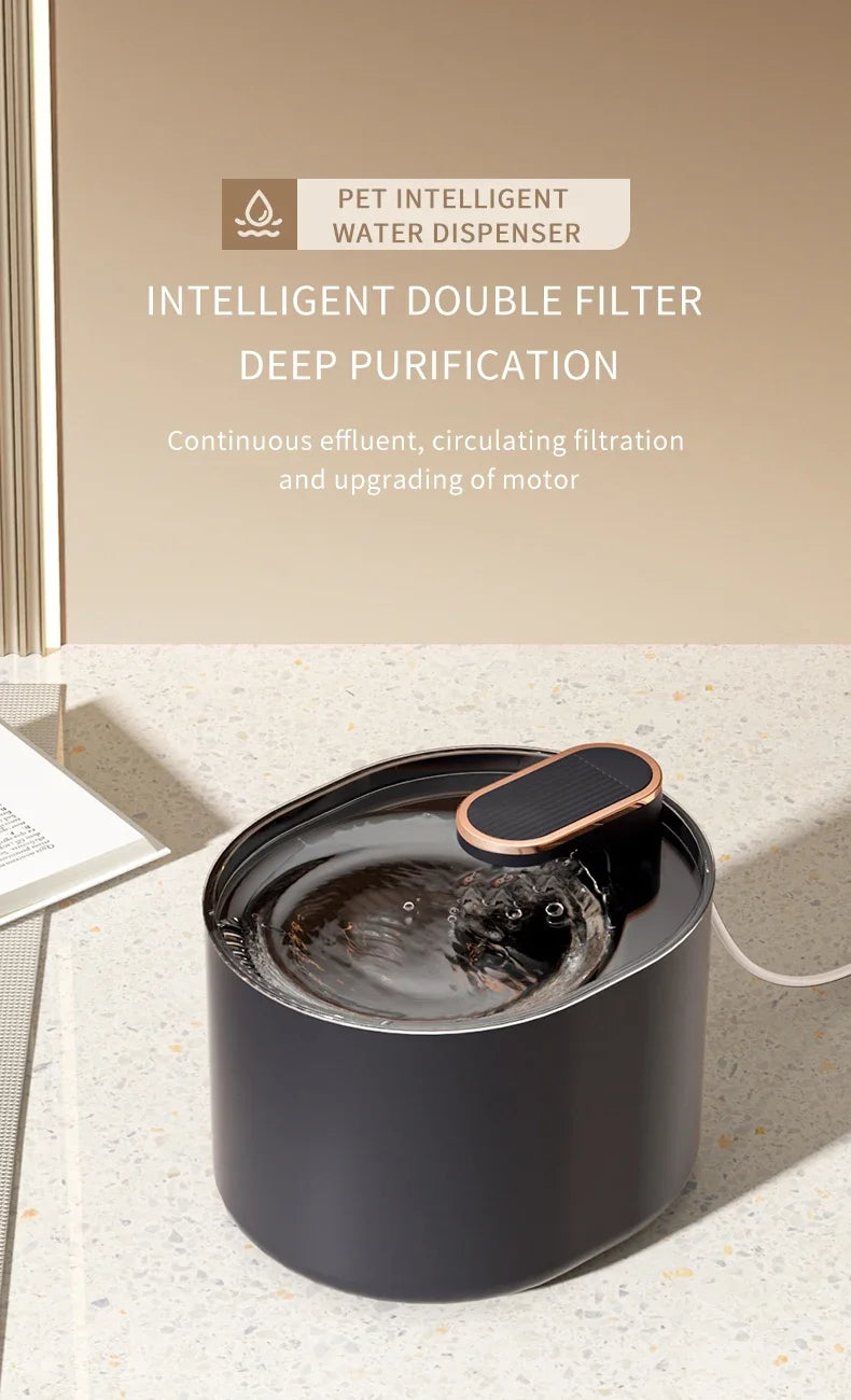 Automatic Cat Water Fountain NZ | USB-Charged Electric Pet Water Dispenser – PawNest